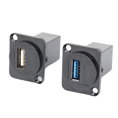 Type femelle à passe double du module 2,0 de prise de transmission de D USB3.0 à la prise femelle