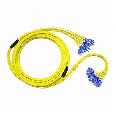 Fiber Optic patch cord 32 cores SC-SC UPC multi-fiber pre-terminated breakout cable
